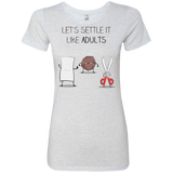 T-Shirts Heather White / Small Shifumi Women's Triblend T-Shirt