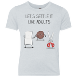 T-Shirts Heather White / YXS Shifumi Youth Triblend T-Shirt