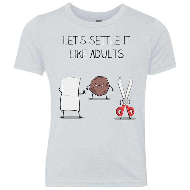 T-Shirts Heather White / YXS Shifumi Youth Triblend T-Shirt