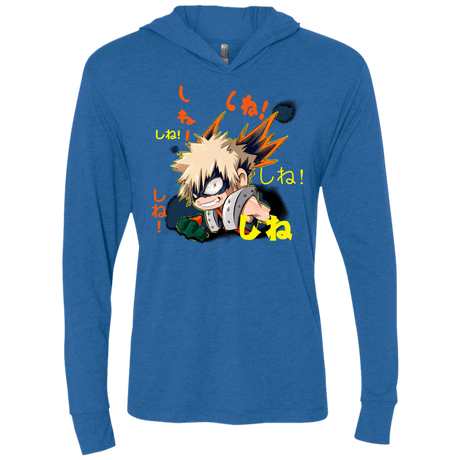 T-Shirts Vintage Royal / X-Small Shine Triblend Long Sleeve Hoodie Tee