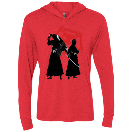 T-Shirts Vintage Red / X-Small Shinigami 2 Triblend Long Sleeve Hoodie Tee