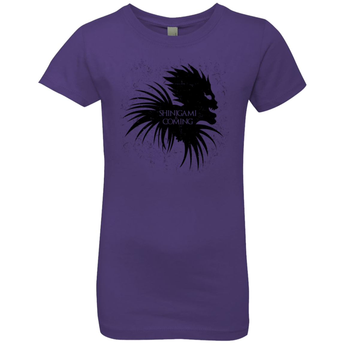T-Shirts Purple Rush / YXS Shinigami Is Coming Girls Premium T-Shirt