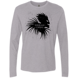 T-Shirts Heather Grey / Small Shinigami Is Coming Men's Premium Long Sleeve