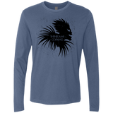 T-Shirts Indigo / Small Shinigami Is Coming Men's Premium Long Sleeve