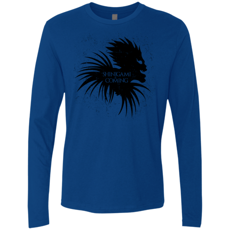 T-Shirts Royal / Small Shinigami Is Coming Men's Premium Long Sleeve