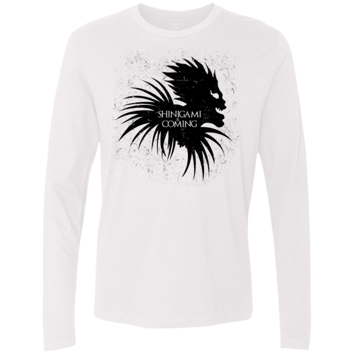 T-Shirts White / Small Shinigami Is Coming Men's Premium Long Sleeve