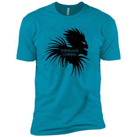 T-Shirts Turquoise / X-Small Shinigami Is Coming Men's Premium T-Shirt