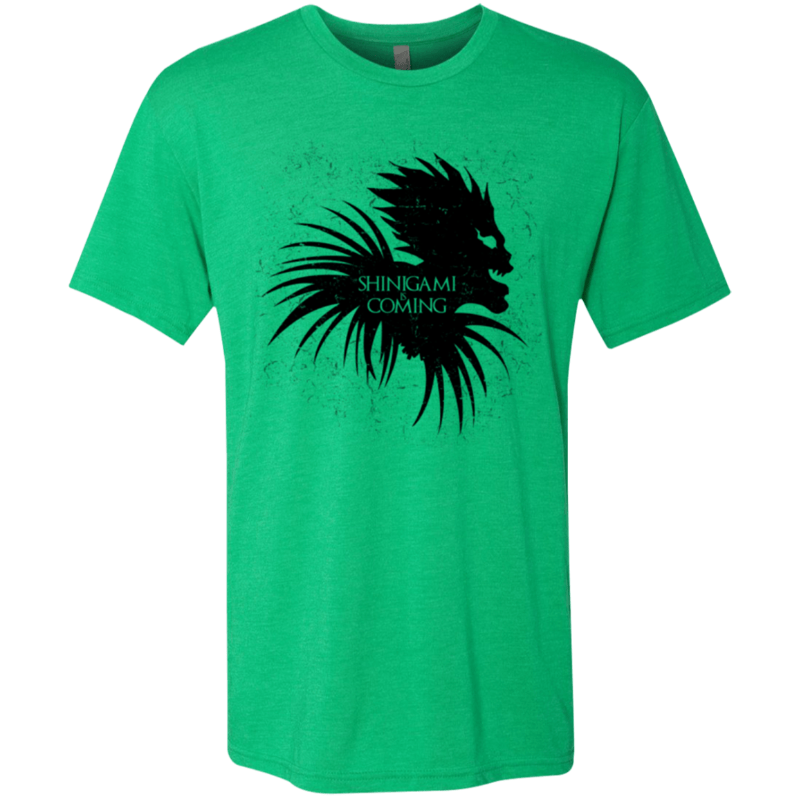 T-Shirts Envy / Small Shinigami Is Coming Men's Triblend T-Shirt