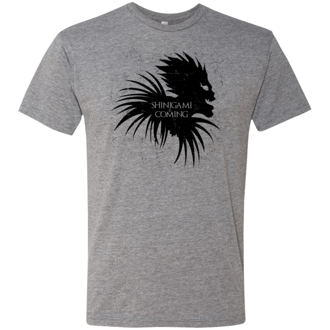 T-Shirts Premium Heather / Small Shinigami Is Coming Men's Triblend T-Shirt