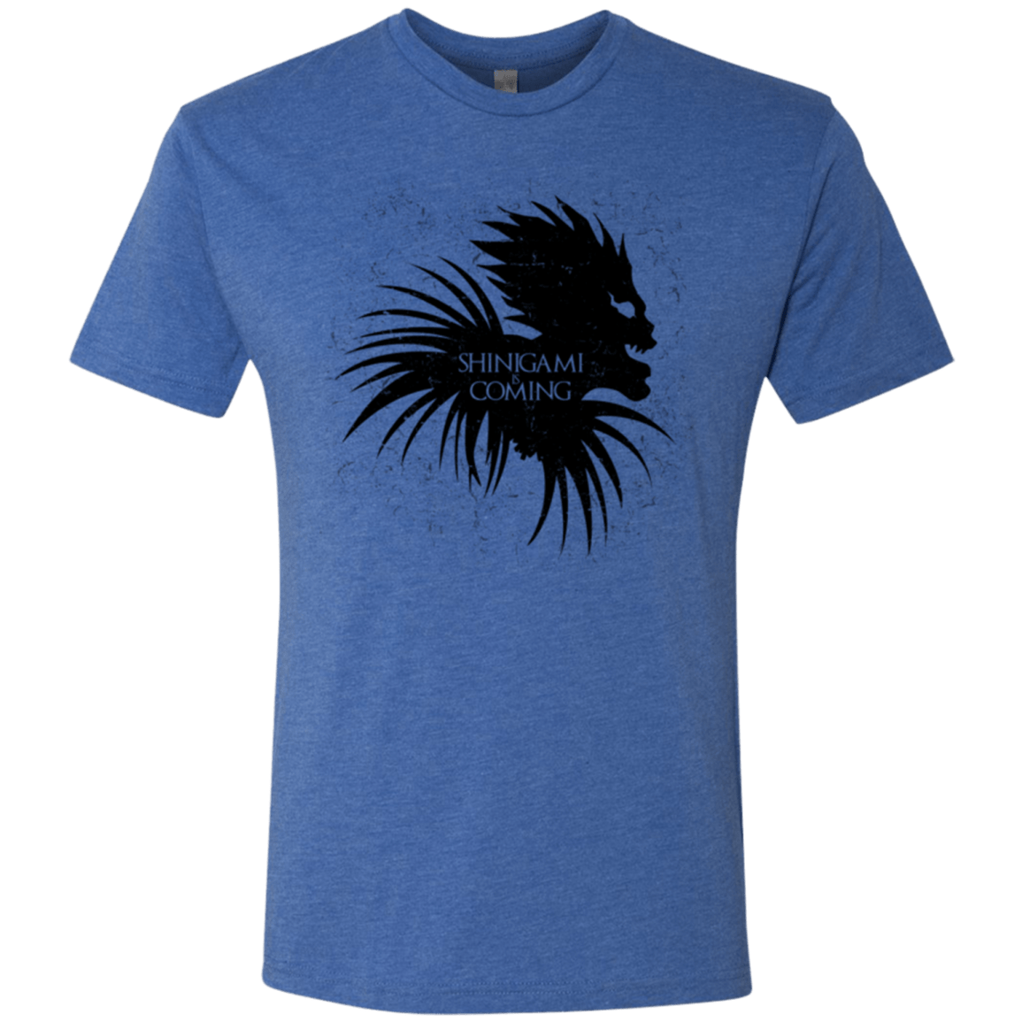 T-Shirts Vintage Royal / Small Shinigami Is Coming Men's Triblend T-Shirt