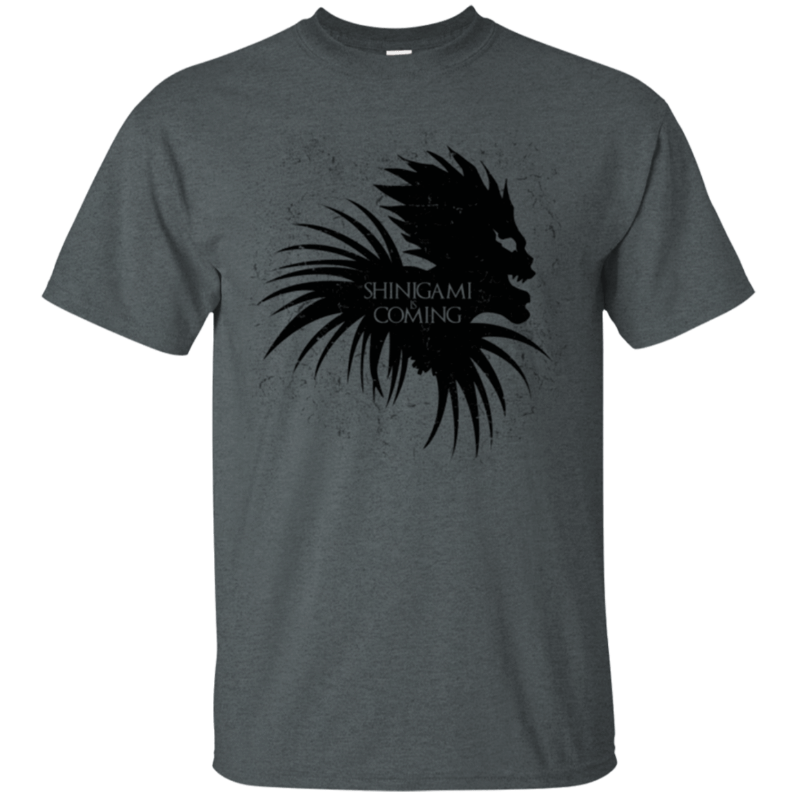 T-Shirts Dark Heather / Small Shinigami Is Coming T-Shirt