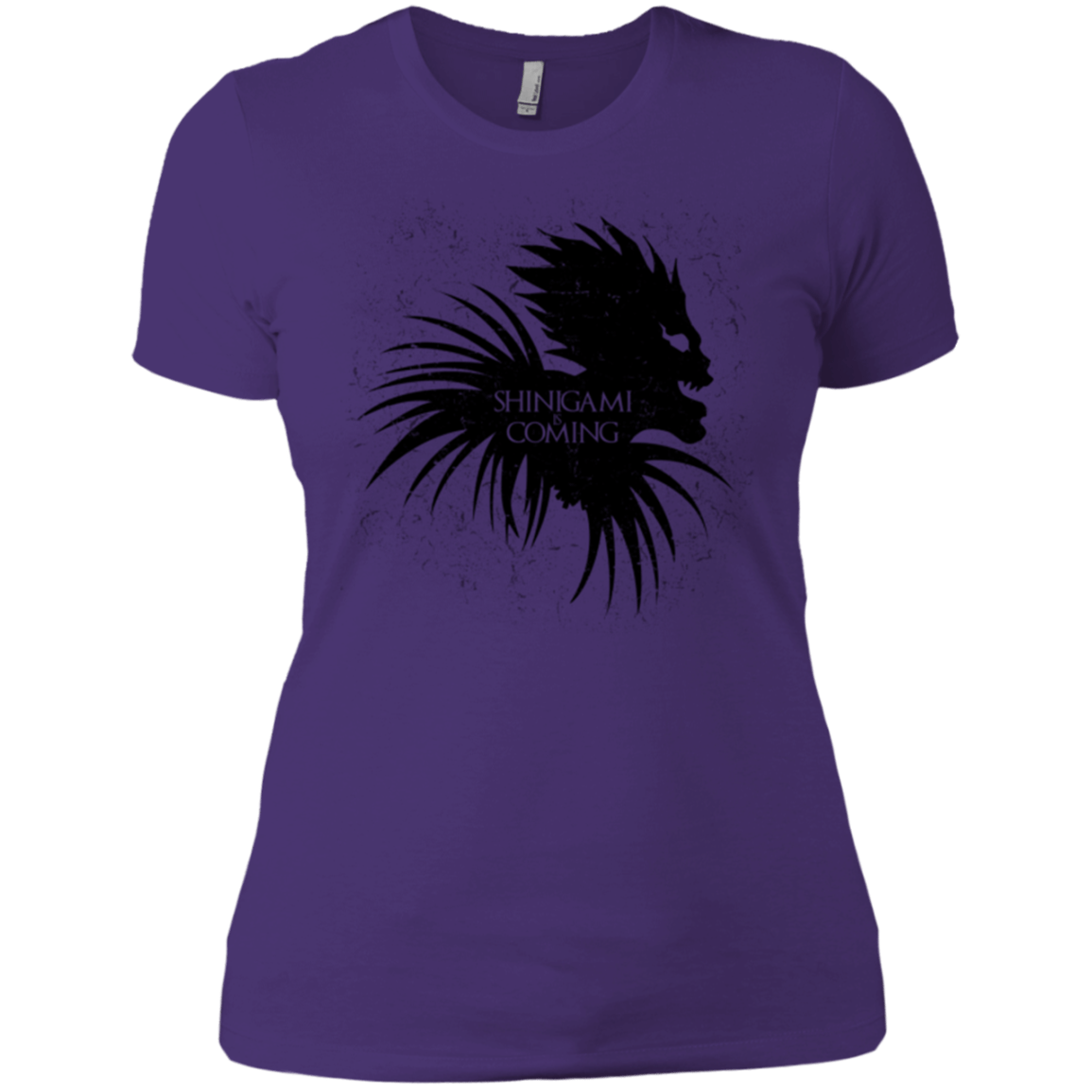 T-Shirts Purple / X-Small Shinigami Is Coming Women's Premium T-Shirt