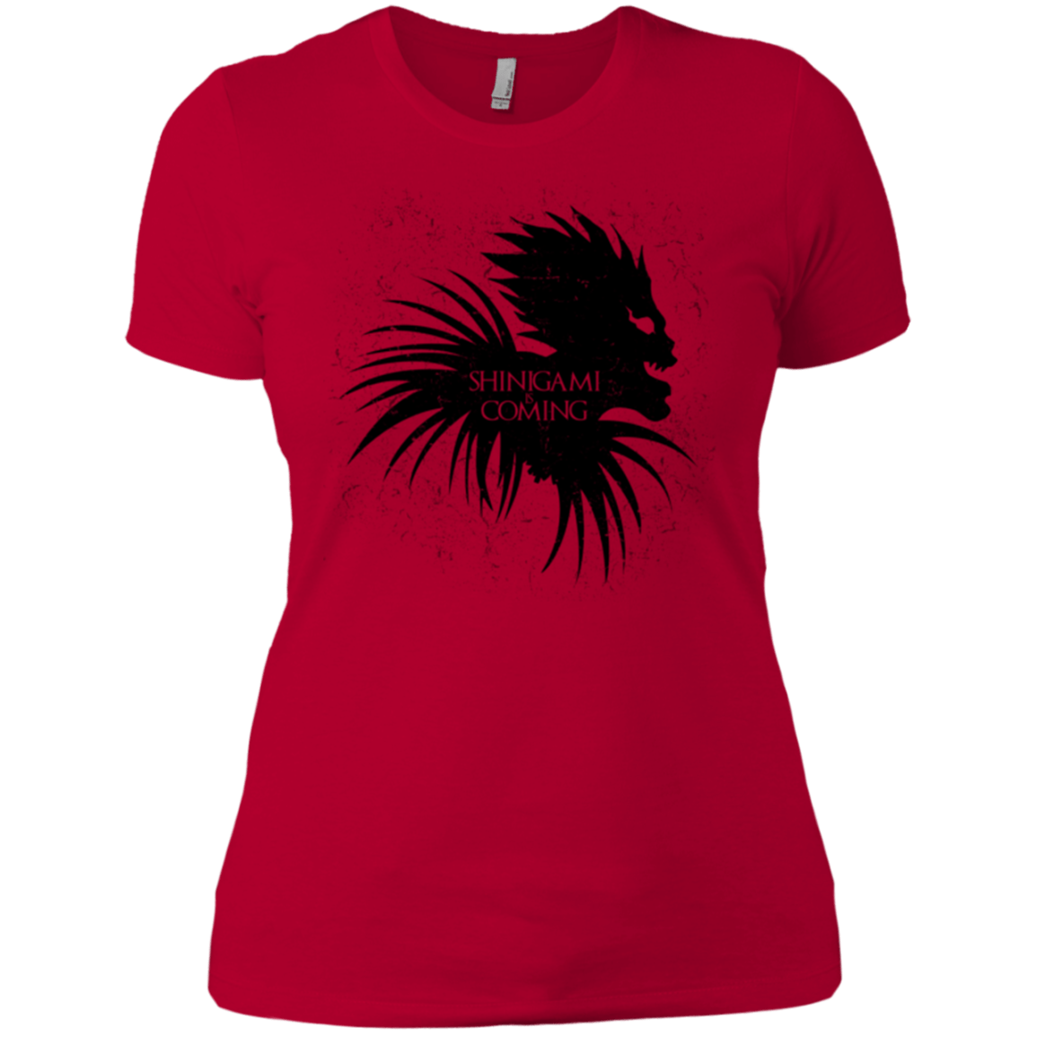 T-Shirts Red / X-Small Shinigami Is Coming Women's Premium T-Shirt