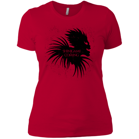 T-Shirts Red / X-Small Shinigami Is Coming Women's Premium T-Shirt