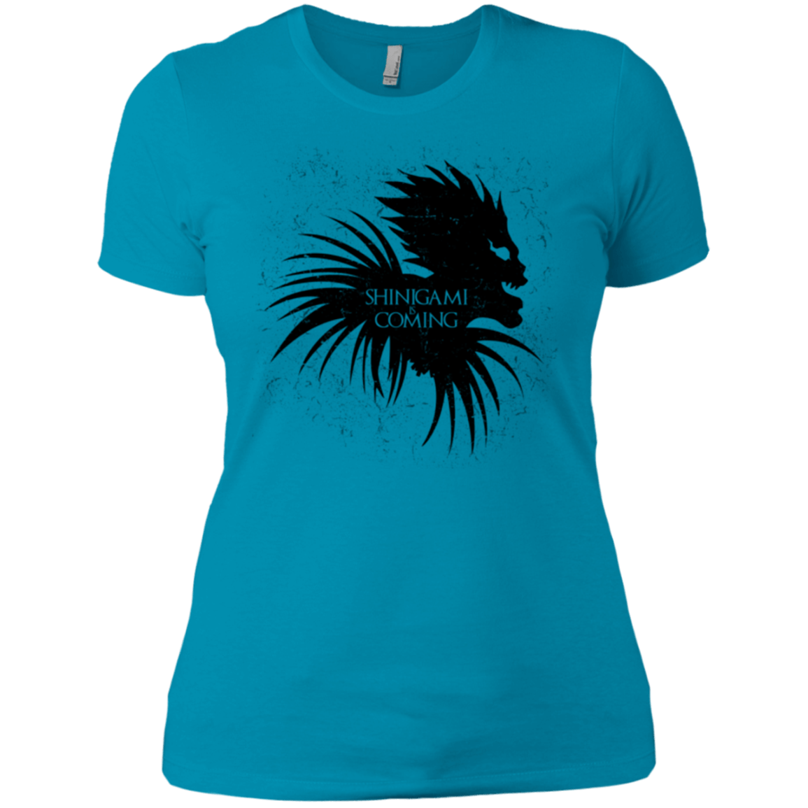 T-Shirts Turquoise / X-Small Shinigami Is Coming Women's Premium T-Shirt