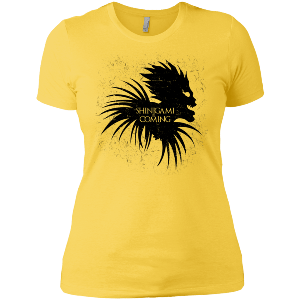 T-Shirts Vibrant Yellow / X-Small Shinigami Is Coming Women's Premium T-Shirt