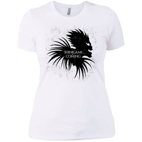 T-Shirts White / X-Small Shinigami Is Coming Women's Premium T-Shirt