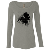 T-Shirts Venetian Grey / Small Shinigami Is Coming Women's Triblend Long Sleeve Shirt