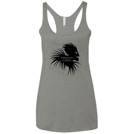 T-Shirts Venetian Grey / X-Small Shinigami Is Coming Women's Triblend Racerback Tank