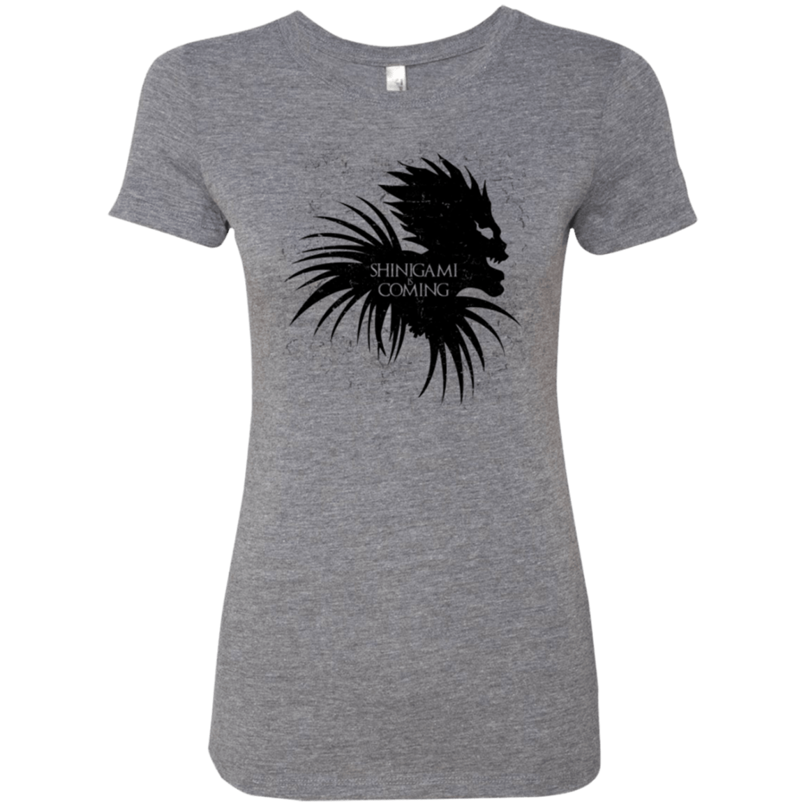 T-Shirts Premium Heather / Small Shinigami Is Coming Women's Triblend T-Shirt