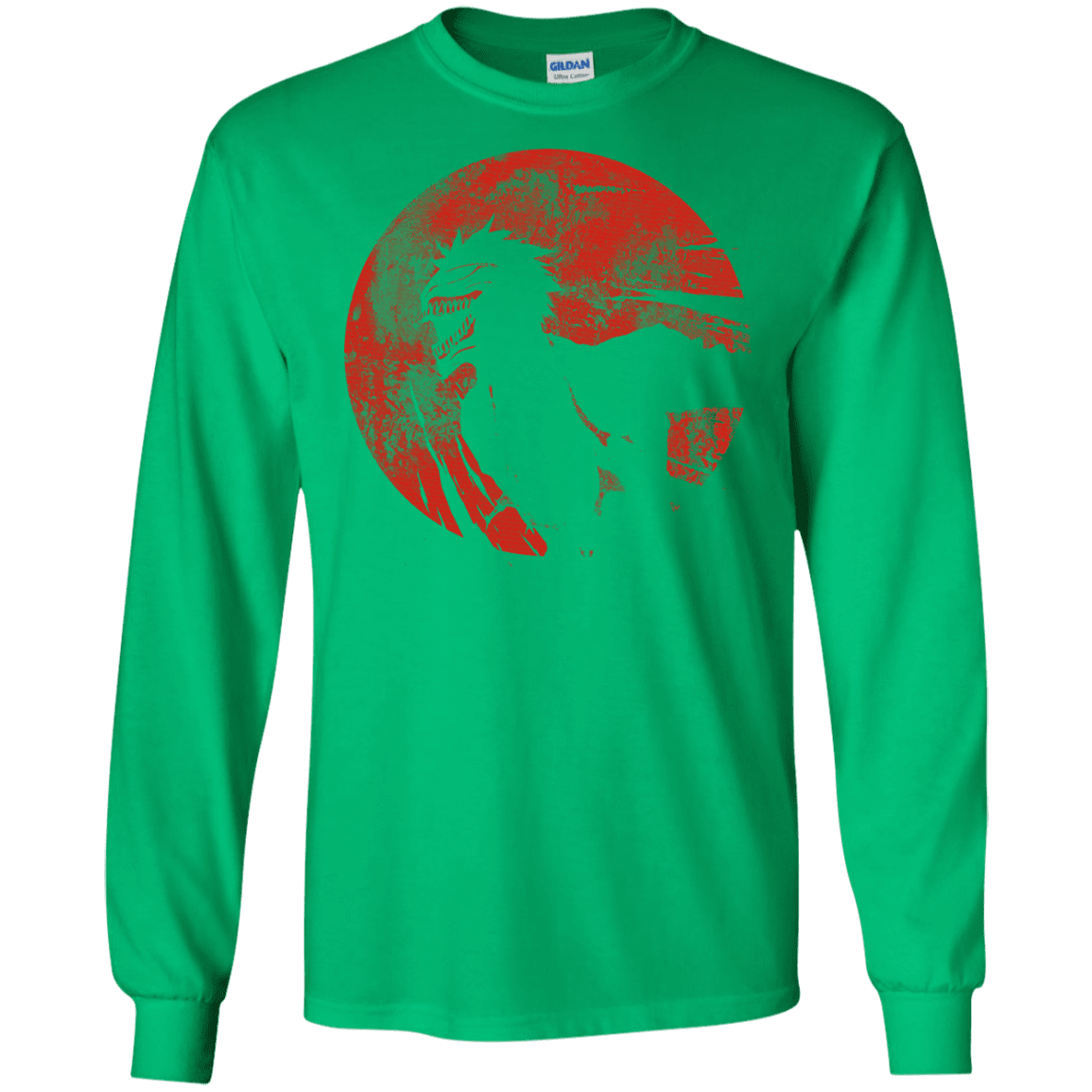 T-Shirts Irish Green / S Shinigami Mask Men's Long Sleeve T-Shirt