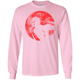 T-Shirts Light Pink / S Shinigami Mask Men's Long Sleeve T-Shirt