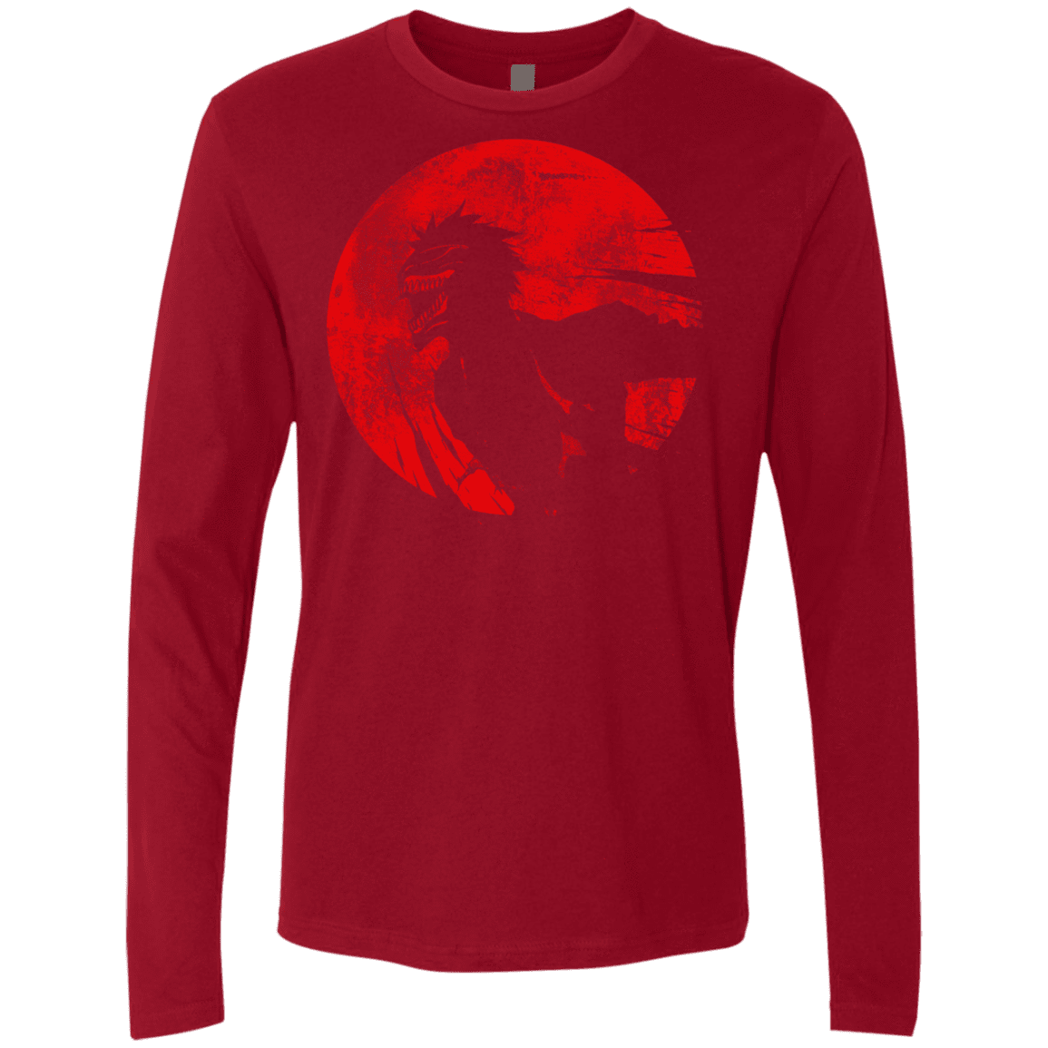 T-Shirts Cardinal / S Shinigami Mask Men's Premium Long Sleeve
