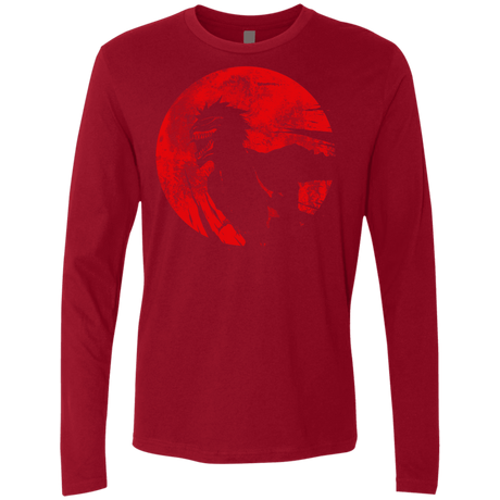 T-Shirts Cardinal / S Shinigami Mask Men's Premium Long Sleeve