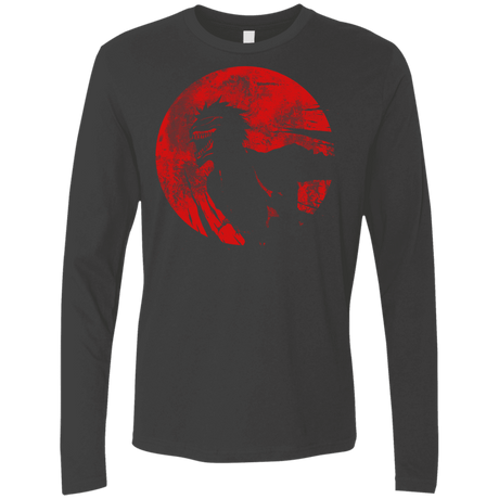 T-Shirts Heavy Metal / S Shinigami Mask Men's Premium Long Sleeve