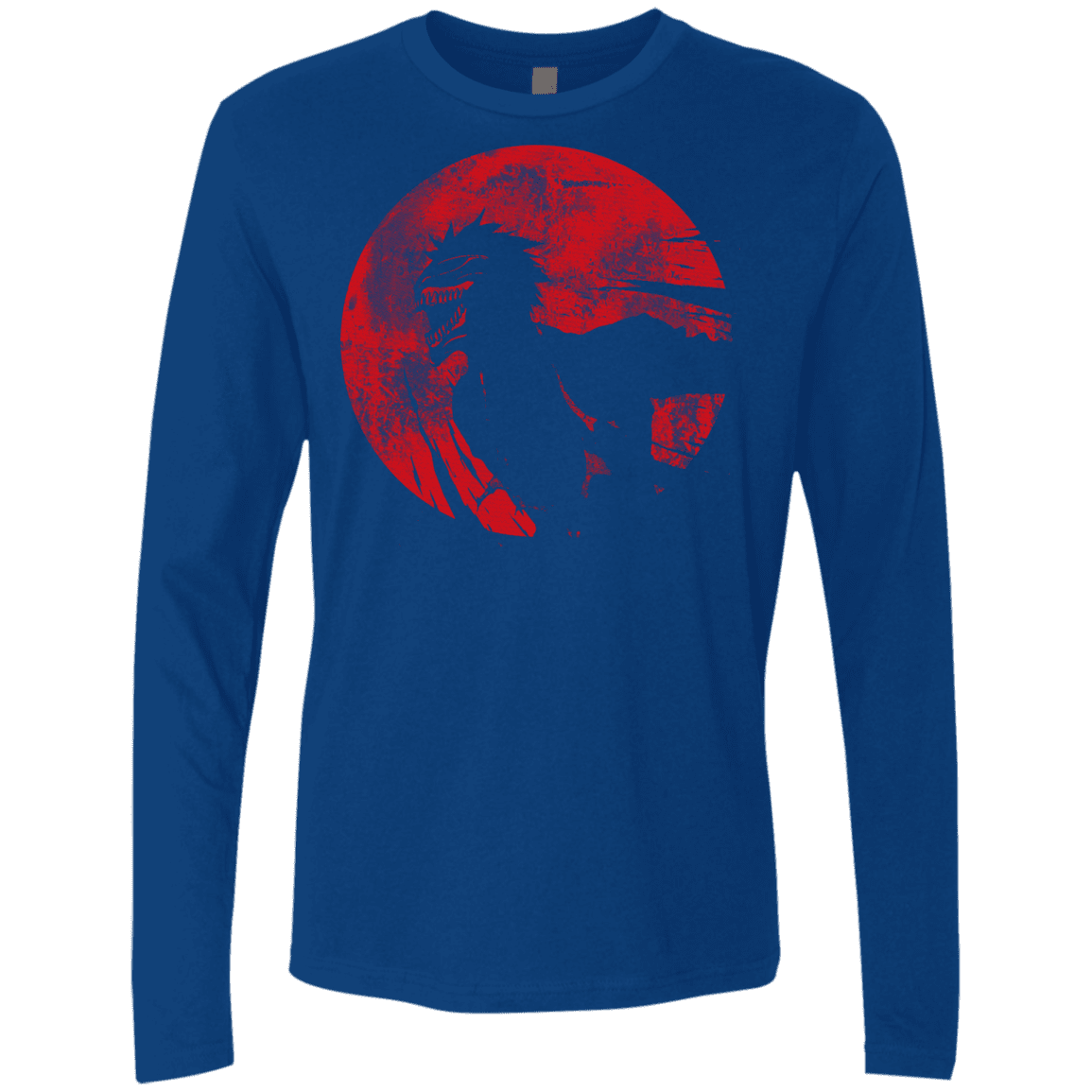 T-Shirts Royal / S Shinigami Mask Men's Premium Long Sleeve