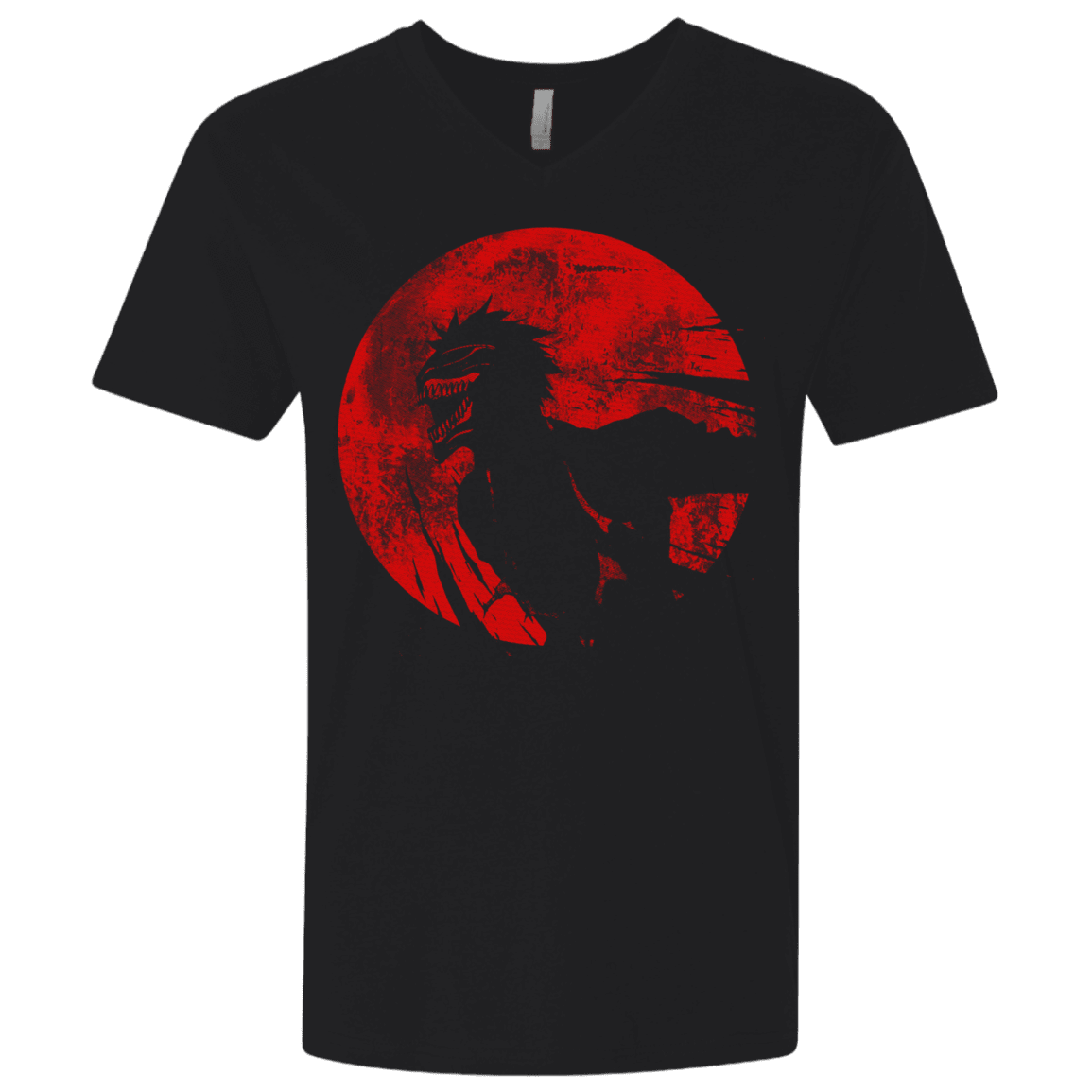 T-Shirts Black / X-Small Shinigami Mask Men's Premium V-Neck