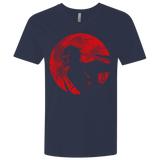 T-Shirts Midnight Navy / X-Small Shinigami Mask Men's Premium V-Neck