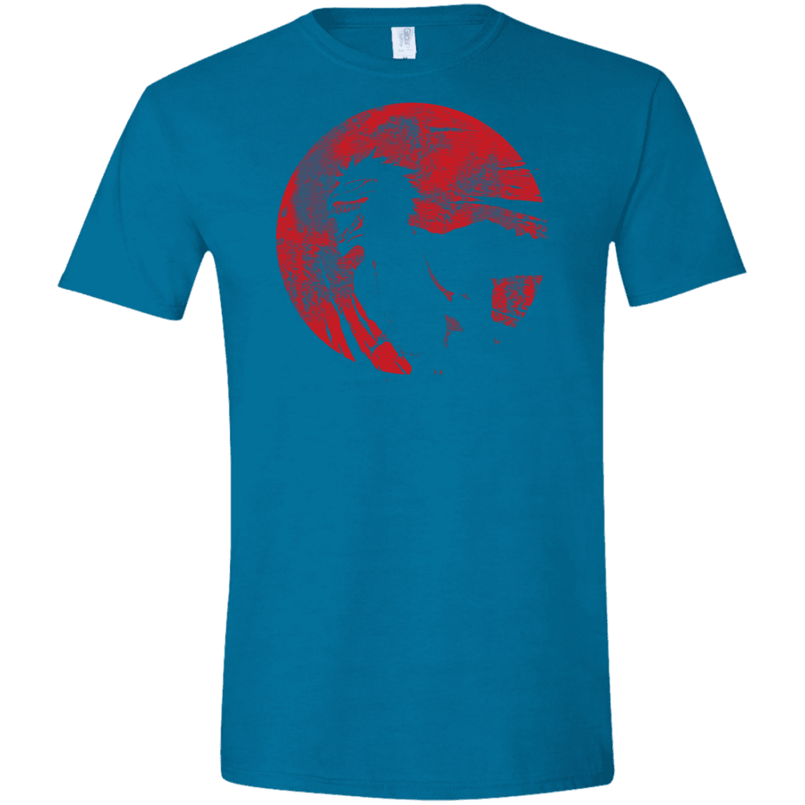 T-Shirts Antique Sapphire / S Shinigami Mask Men's Semi-Fitted Softstyle