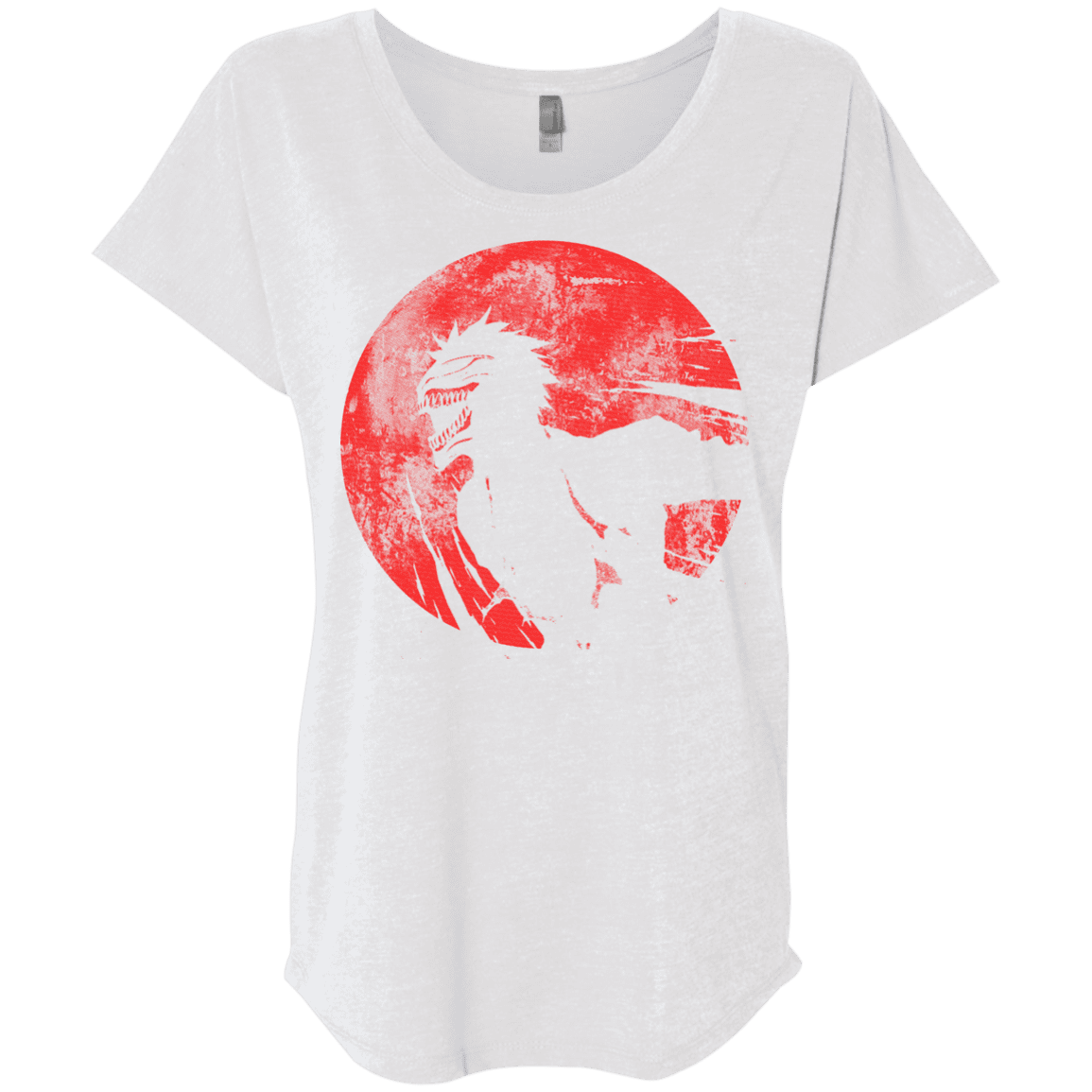 T-Shirts Heather White / X-Small Shinigami Mask Triblend Dolman Sleeve