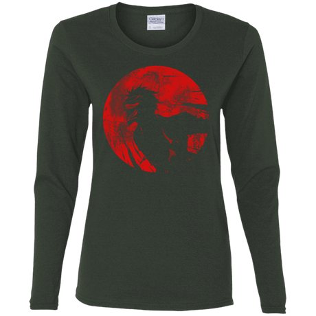 T-Shirts Forest / S Shinigami Mask Women's Long Sleeve T-Shirt