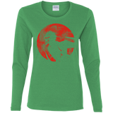 T-Shirts Irish Green / S Shinigami Mask Women's Long Sleeve T-Shirt