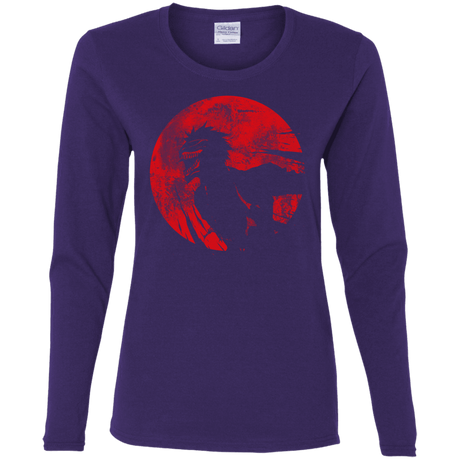 T-Shirts Purple / S Shinigami Mask Women's Long Sleeve T-Shirt