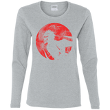 T-Shirts Sport Grey / S Shinigami Mask Women's Long Sleeve T-Shirt