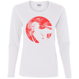 T-Shirts White / S Shinigami Mask Women's Long Sleeve T-Shirt