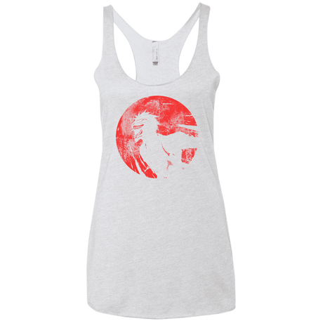 T-Shirts Heather White / X-Small Shinigami Mask Women's Triblend Racerback Tank