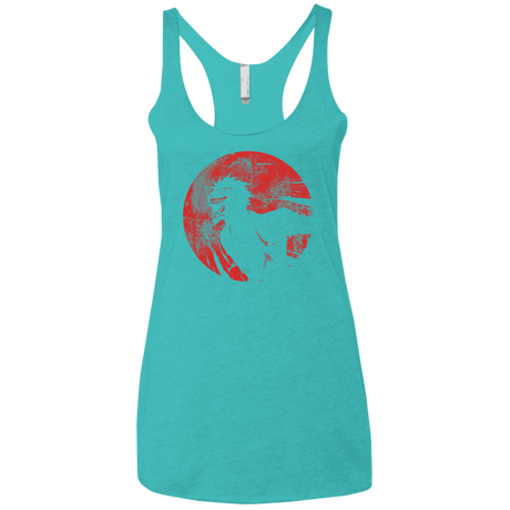 T-Shirts Tahiti Blue / X-Small Shinigami Mask Women's Triblend Racerback Tank