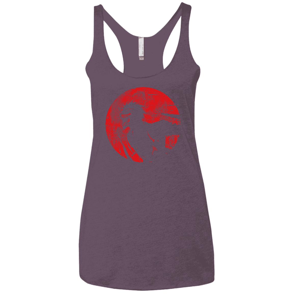 T-Shirts Vintage Purple / X-Small Shinigami Mask Women's Triblend Racerback Tank