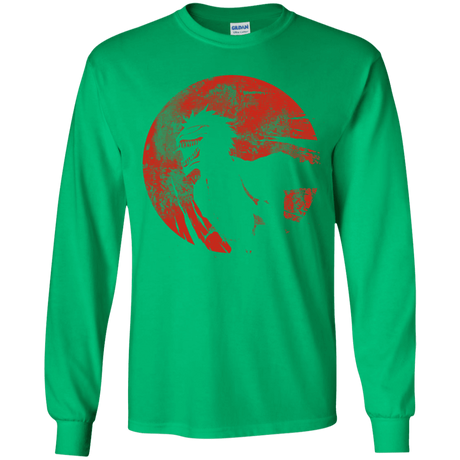 T-Shirts Irish Green / YS Shinigami Mask Youth Long Sleeve T-Shirt