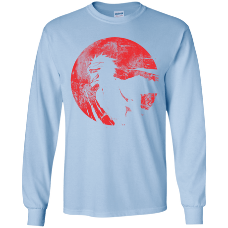T-Shirts Light Blue / YS Shinigami Mask Youth Long Sleeve T-Shirt