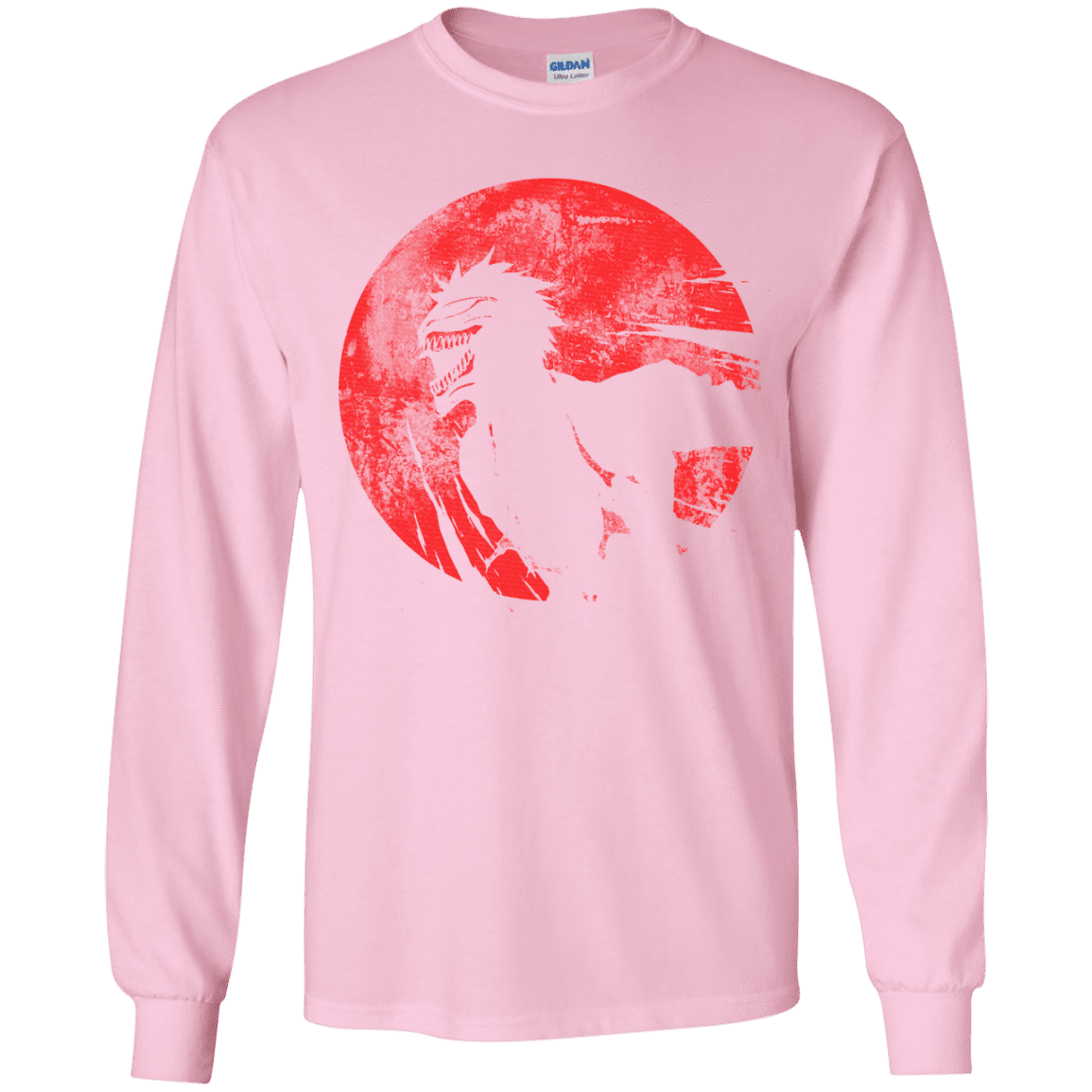 T-Shirts Light Pink / YS Shinigami Mask Youth Long Sleeve T-Shirt