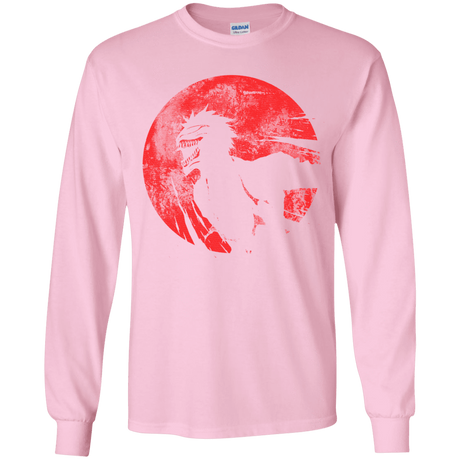 T-Shirts Light Pink / YS Shinigami Mask Youth Long Sleeve T-Shirt