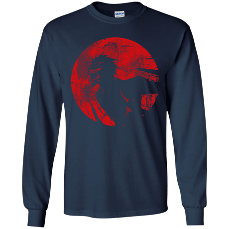 T-Shirts Navy / YS Shinigami Mask Youth Long Sleeve T-Shirt