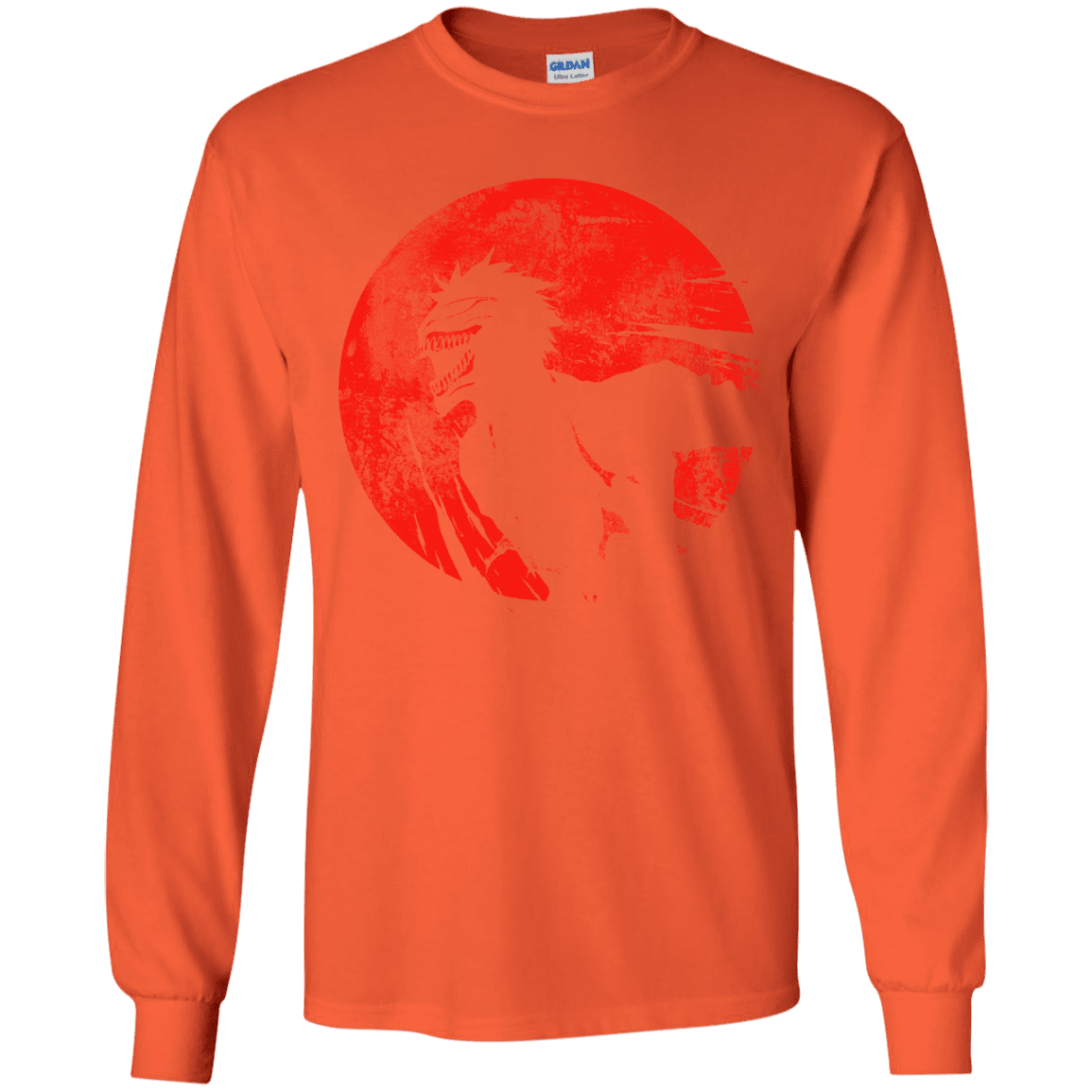 T-Shirts Orange / YS Shinigami Mask Youth Long Sleeve T-Shirt