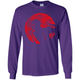 T-Shirts Purple / YS Shinigami Mask Youth Long Sleeve T-Shirt