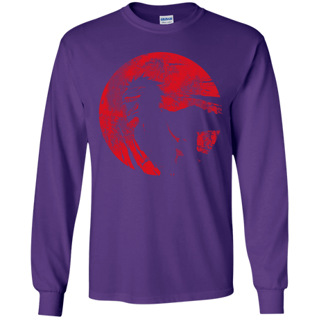 T-Shirts Purple / YS Shinigami Mask Youth Long Sleeve T-Shirt